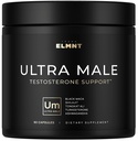 ULTRA MALE® Premium Testosterone Booster for Men Male Enhancing Supplement 100:1 Shilajit, 40:1 Black Maca, Ashwagandha 25%, Tongkat Ali 10% High Strength Testosterone Supplement for Men Health Libido