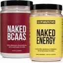NAKED Vegan Energy and Performance Bundle Fruit Punch Energy BCAAS Amino Acids Powder