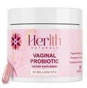 Vaginal Probiotics for Women – pH Balance & Vaginal Flora Support – Women’s Synbiotic with Probiotics & Prebiotics, Lactobacillus Blend & Cranberry – 90 Capsules
