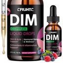 DIM Liquid Drops Supplement Women – Hormone Harmony for Women & Acne Supplements with Multivitamins, Inositol, Sulforaphane - Hormone Balance, Clear Skin & Mood Support, Mixed Berry Flavor 2 Fl Oz