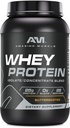 Amazing Muscle Whey Protein Isolate & Concentrate Supplement | 25 G per Serving | 2 LB (0.90 Kg) | Non-GMO | Gluten-Free Butterscotch Flavor