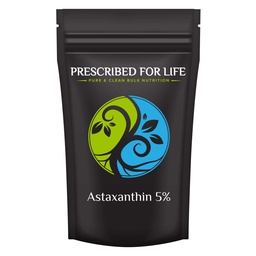 Prescribed For Life Astaxanthin, Natural 5% Astaxanthin Powder Supplement Made from Red Algae (340g)