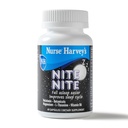 Nurse Harvey's Nite Nite Adult Sleep Capsules with 3mg Melatonin, Magnesium Bisglycinate, Vitamin B6, Natural Sleep Aid for Adults – 60 Vegan Capsules for Improved Sleep Cycle & Quality