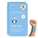 The Good Patch Nite Owl Patch, Natural Sleep Patch Support for Kid Bedtime with Tart Cherry, Chamomile, and Skullcap, Plant Powered, Sustained Release (12 Total Patches)