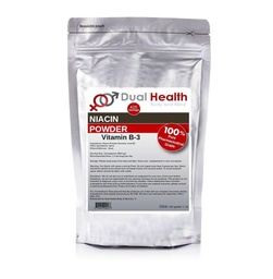Niacin Powder (500g - 1.1 lb) Vitamin B3 Supplement Immediate Release Niacin with Flush Nicotinic Acid Non-GMO, Vegan, Gluten Free Fast Absorption No GMOs, Fillers, Additives, Heavy Metals