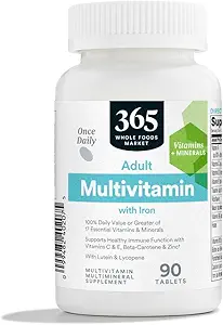 365 By Whole Foods Market, Adult Multi With Iron, 180 Count