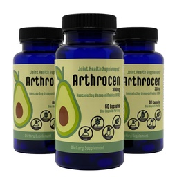 ASU Joint Support Supplement, 300mg Avocado Soy Unsaponifiables, Once Daily | Clinically evaluated ASU formula, 6-month supply, non-GMO, gluten & shellfish free, US Made for everyday joint wellness