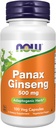 NOW Foods Supplements, Panax Ginseng (Root) 500 mg, Adaptogenic Herb*, 100 Veg Capsules