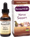 Amber NaturalZ DermaNERV Herbal Supplement for Dogs, Cats, Birds, Rabbits, and Guinea Pigs | Supports Central Nervous System Health & Balanced Behavior | Natural Aid for Healthy Nerve Functions