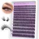 EYDEVRO Wispy Lash Clusters Natural Eyelash Clusters 9-18mm Cluster Eyelash Extensions CD Curvature 192 Pcs Manga Cluster Lashes Individual Lashes DIY Lash Extensions