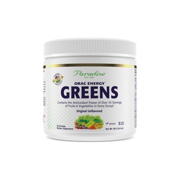 Paradise, ORAC Energy Greens Powder Extract, Super Antioxidants, Probiotics for Gut Health & Digestion, Vitamin C for Immunity, with Spirulina & Chlorella, Non-GMO, Gluten Free, 30 Servings