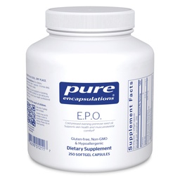 Pure Encapsulations E.P.O. (Evening Primrose Oil) | Hypoallergenic Dietary Supplement Containing 9% GLA | 250 Softgel Capsules