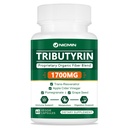 Tributyrin Supplement - Premium Butyrate Gut Health Supplement for Leaky Gut 60 Capsules