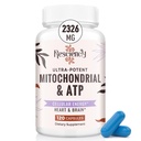 Resciency 2326 MG Mitochondrial Supplements with ATP, Vitamins, CoQ10 & PQQ, More Effective Than Creatine HMB & Nitric Oxide, Energy, Endurance, Strength, Recovery & Muscle, Organic, 120 Capsules