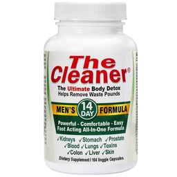 Century Systems The Cleaner Detox, Powerful 14-Day Complete Internal Cleansing Formula for Men, Support Digestive Health, 104 Vegetarian Capsules