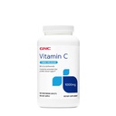 GNC Vitamin C Timed-Release 1000mg - Vitamin C Supplement for Immune Support - Citrus Bioflavonoids & Ascorbic Acid - Science-Backed Supplement - Vegetarian & Dairy-Free - 180 Count (180 Servings)