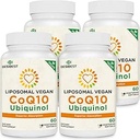 1000mg Liposomal CoQ10 Ubiquinol, 240 Vegan Softgels, High Absorption Ubiquinol CoQ10 Supplement, Active Antioxidant Form of Coenzyme Q10 for Heart Function & Energy Production