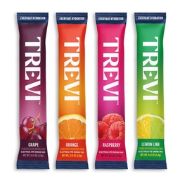 TREVI™ Everyday Sugar Free Electrolytes - Essential Drink Mix Hydration Powder Packets - 20 Count - Classic Variety Pack - Lemon Lime, Raspberry, Orange, Grape