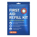 SuccorWare 90 Pieces First Aid Refill Kit - Wound Care Kit Includes Bandages for Home, Travel, Hiking - Portable Replacement Kit for First Aid Medical Supplies（1 Set）