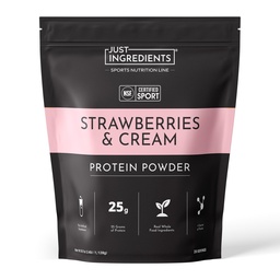 JUST INGREDIENTS Strawberries and Cream Protein Powder - NSF