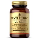 Solgar Gentle Iron 25mg, 90 Vegetable Capsules - Energy, Normal Red Blood Cell Production - Gentle on the Stomach - Non-GMO, Vegan, Gluten Free, Dairy Free, Kosher - 90 Servings