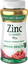 Nature's Bounty Zinc Gummies by Nature's Bounty 30mg 70 Mixed Berry Flavored Gummies, 70 Count