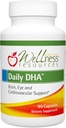 Wellness Resources Daily DHA - Highest Potency & Purity DHA Fish Oil in TG Form (90 Capsules)