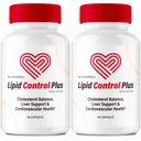 Lipid Control Plus Capsules, Advanced Lipid Control Blood Formula Supplement Pills, All Natural Premium Formula for Healthy Circulation & Stable Levels, LipidControlPlus Pills Reviews (2 Pack)