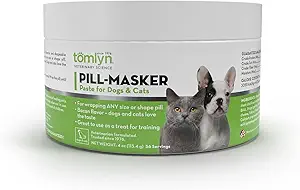 TOMLYN Pill-Masker Original Bacon-Flavored Paste for Dogs & Cats, 4oz