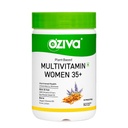 OZiva Plant Based Multivitamins for Women 35+| For Hormonal Health, Skin & Hair, Bone Health| With Chasteberry, Vitamin E & D3, 50 Vegetarian Tablets