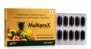 Multiprex Multivitamin & Multimineral Capsules Boost Overall Wellness-Pack of 6 (6 x 10=60 Capsules)