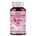 Voxveda's Multivitamin for Women - 47 Ingredients | Multivitamin With Probiotics | Multivitamin Tablets with Ginseng, Vitamins Minerals, Biotin, Shatavari, Ashwagandha (100 Veg Tablets)