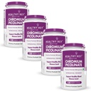 HealthyHey Nutririon Chromium Picolinate 400mcg - Support Glucose Metabolism (High Absorption) 120 Vegan Safe Capsules, Non-GMO, Gluten Free - Pack of 4