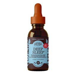 Herbs Etc. Deep Sleep Classic Liquid Extract - Holistic Rest Supplement for Restful Sleep - Chamomile, Lemon Balm Extract & Passionflower - Melatonin-Free, Gluten-Free - 4 fl oz (157 Servings)