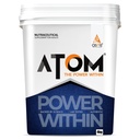 AS-IT-IS ATOM PWR Mass Gainer 4 Kg | Pack of 50 servings | 5:1 Carb-Protein ratio | Powered with BCAA, L-Glutamine, Tribulus, Ashwagandha | Double Rich Chocolate flavor