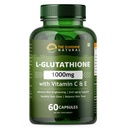 L-GLUTATHIONE WITH VITAMIN C, E, ALPHA LIPOIC ACID & ANTIOXIDANT FOR RADIANT BEAUTIFUL SKIN | ANTI-AGEING | REDUCES PIGMENTATION & DARK SPOTS 1000MG 60 CAPSULES