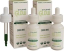 Chloroglow Liquid Chlorophyll Oxygen Drops 3000mg | Metabolism Supplement | Immune Support | Natural Detox |Altitude Sickness Aid | Body Deodorizer 30ml (Pack of 2)