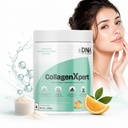 CollagenXpert Marine Collagen Powder with L-Glutathione Hyaluronic Acid CoQ10 Vitamins C B3 Orange 200 g 20 Servings Skin Hair Nail Beauty Anti Aging Hydration Glow Support Supplement Drink