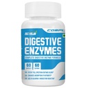 NutriJa Complete Digestive Enzymes | Full Spectrum Enzyme Blend with Protease, Amylase, Lipase, Papain, Betaine HCL & BioPerine | 60 Capsules