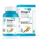 Swasa Haleup Vegan Omega 3 Capsules, 500 mg || Nanotech Inside II Enriched with EPA/DHA || Healthy Heart|| Brain|| Immunity ((Pack of 2))