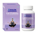 Pre-Pro Biotic with 16 Strains & Prebiotic FOS – 30 Billion CFU – Gut Health, Digestion & Immunity Support (60 Tablets)