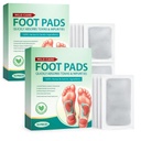 Foot Pads, 100% Natural & Organic, Absorbs Toxins & Impurities, Enhances Sleep Quality (Pack of 2)
