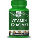 SYLARA Vitamin K2 MK7 Menaquinone - 250 Tablets Capsules Supplements