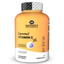 NATURYZ Liposomal Natural Vitamin C 1000mg Tablets with Amla, Zinc & Ginger | Advanced Liposomal Technology for Enhanced Nutrient Delivery & Superior Absorption | Supports Immunity, Collagen Formation, Skin Health & Antioxidant Protection | Daily Wellness Supplement for Men & Women - 90 Tablets