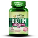 Vlado's Himalayan Organics Biotin 10000mcg – Pharma Grade Biotin Supplement for Hair Growth, Glowing Skin & Strong Nails – 60 Tablets | Supports Healthy Hair, Fights Hair Fall & Nail Brittleness | For Men & Women