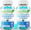 Glucosamine Chondroitin Gummies, Extra Strength Joint Support Supplement with MSM & Elderberry, Joint Support Supplement for Adults, Men & Women, Blueberry Flavor, 120 Count
