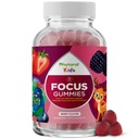 Phytoral Vegan Kids Focus Gummies - Potent Chewable Brain Support for Children - Enhances Concentration & Memory - Calming Supplements & Focus Gummies for Kids - Non-GMO & Gluten-Free - 60 Count