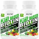 HXN Hair Supplements For Women, With Vitamin C, Glutathione Supplement & Multivitamins, Plant-Based Biotin Tablets For Hair Growth, Fall Control & Regrowth Supplement-120 (Pack 2)