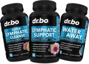 Lymphatic Drainage Supplements & Water Pills Diuretics - Herbal Lymphatic Support Total Herbal Cleanse Products & Water Away Pills Lymph System Support Supplement - Lymph Node Detox Cleanse Drainage