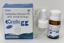Grolicgg Lactobacillus Rhamnosus GG Probiotic Oil Drops for Gut Health, 1 Billion CFU, 8ml, ATCC 53103
